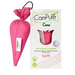 CAMPURE CONE ROSE 100% ORGANIC AIR FRESHNER 60GM