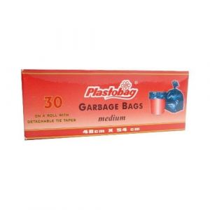 PLASTOBAG GARBAGE BAGS MEDIUM 30PC