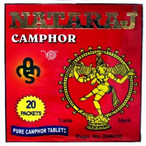 NATARAJ CAMPHOR TAB 40GM(20PC)