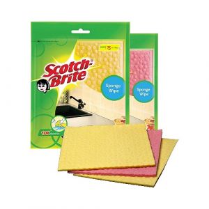 SCOTCH-BRITE SPONGE WIPE MULTI-PURPOSE 3 PC