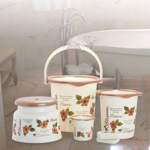 CELLO BLOSSOMS BUCKET SET SMALL 5PC