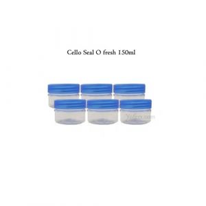 CELLO SEAL-O-FRESH 150ML JAR SET OF 6PC