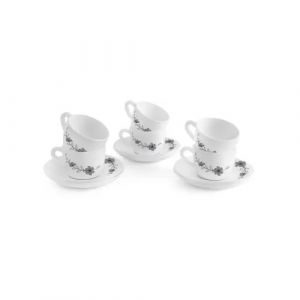 CELLO QUEEN CUP AND SAUCER 12PC