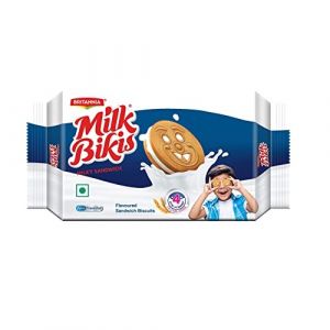 BRITANNIA MILK BIKIS MILKY SANDWICH BISCUITS 200GM