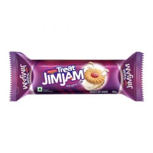 BRITANNIA TREAT JIMJAM BISCUITS 100GM