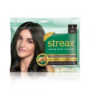 STREAX CREAM HAIR COLOUR 7.3 GOLDEN BLONDE POUCH