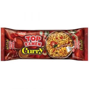 NISSIN TOP RAMEN CURRY SAUCY FLAT NOODLES