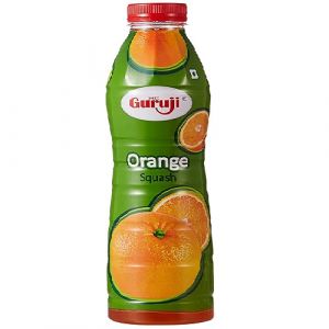 GURUJI ORANGE SQUASH 750ML