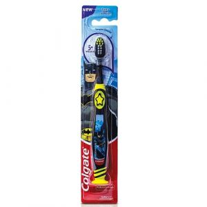 COLGATE KIDS BATMAN TOOTHBRUSH, EXTRA SOFT WITH TONGUE CLEANER - 1 PC