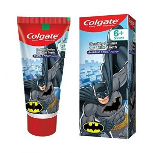 COLGATE KIDS BATMAN TOOTHPASTE (6+ YEARS), BUBBLE FRUIT FLAVOUR 80G