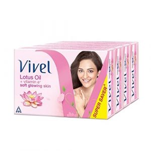 VIVEL LOTUS OIL VITAMIN E SOFT GLOWING SKIN SOAP 5X100GM