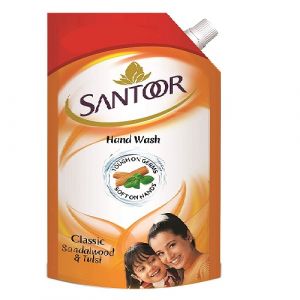 SANTOOR GENTLE CLASSIC HAND WASH 750ML POUCH