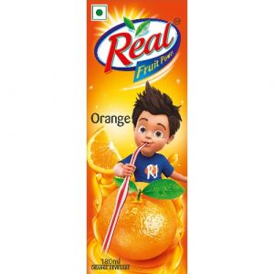 DABUR REAL FRUTI POWER ORANGE JUICE 180ML