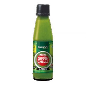 SURABHI GREEN CHILLI SAUCE (JAIN) 190GM