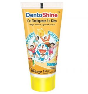 DENTOSHINE MANGO GEL TOOTHPASTE FOR KIDS 80GM