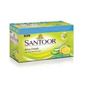 SANTOOR ALOE FRESH WITH ALOE VERA & LIME SOAP