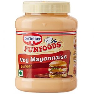 FUNFOODS VEG MAYONNAISE BURGER 250GM