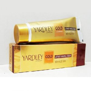 YARDLEY LONDON GOLD LATHER SHAVING CREAM EXTRA MOISTURISING WITH ALOE VERA 70GM