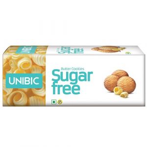 UNIBIC SUGAR FREE BUTTER COOKIS 75GM