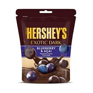 HERSHEYS EXOTIC DARK BLUEBERRY & ACAL CHOCOLATE - Chocolate