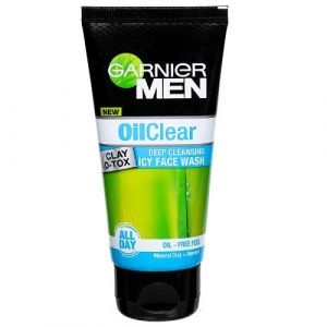 GARNIER MEN OIL CLEAR DEEP CLEANSING ICY FACE WASH 50GM