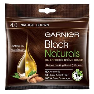 GARNIER BLACK NATURALS 4.0 NATURAL BROWN POUCH