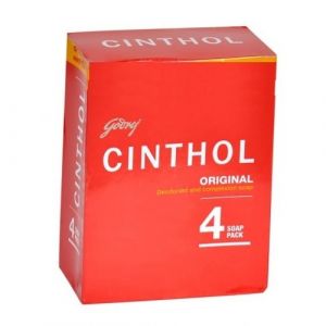 GODREJ CINTHOL ORIGINAL DEODORANT AND COMPLEXION SOAP 4X100GM