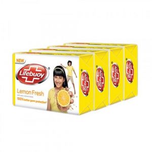 LIFEBUOY GERM PROTECTION LEMON FRESH 4X125GM (BUY 3 GET 1 FREE)