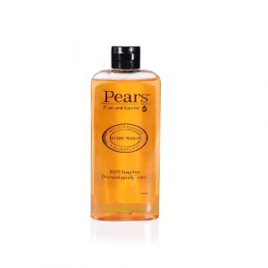 PEARS PURE AND GENTLE 98% PURE GLYCERIN BODY WASH 250ML (WITH FREE LOOFAH)