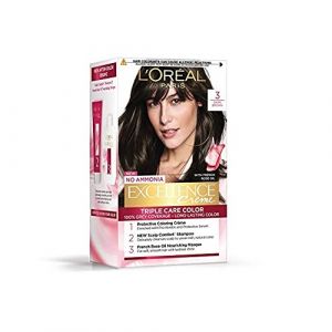 L'OREAL PARIS NO AMMONIA EXCELLENCE CREME NO 3 DARK BROWN HAIR COLOR 100GM