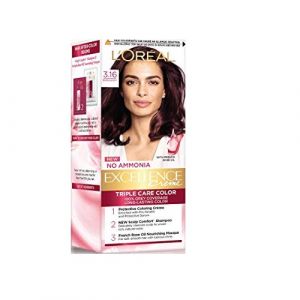 L'OREAL PARIS NO AMMONIA EXCELLENCE CREME NO 3.16 BURGUNDY HAIR COLOR 25GM