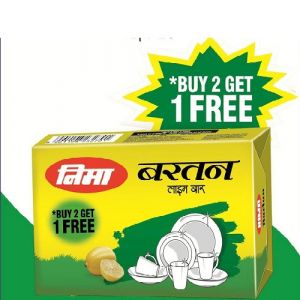 NIRMA BARTAN LIME BAR BUY 2 GET 1 FREE 600GM