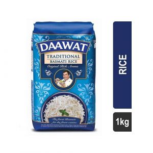 DAAWAT TRADITIONAL BASMATI RICE 1KG