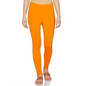 LYRA CHURIDAAR LEGGINGS-L-17 ORANGE-FREE