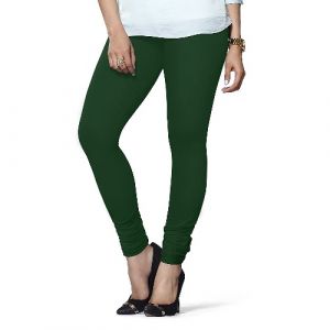 LYRA CHURIDAAR LEGGINGS-L-20 RAMA GREEN-FREE