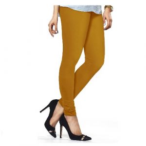 LYRA CHURIDAAR LEGGINGS-L-21 MUSTARD-FREE