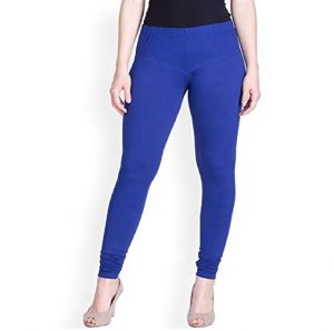 LYRA CHURIDAAR LEGGINGS-L-25 TRUE BLUE-FREE