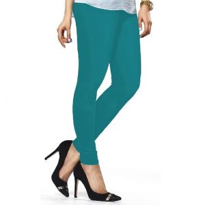 LYRA CHURIDAAR LEGGINGS-L-29 D.Z.GREEN-FREE