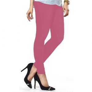 LYRA CHURIDAAR LEGGINGS-L-35 LIGHT FUCHSIA-FREE