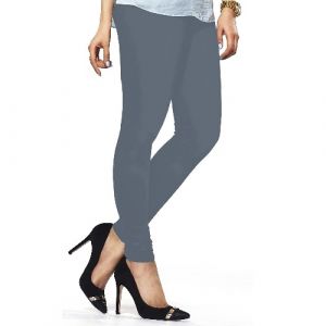 LYRA CHURIDAAR LEGGINGS-L-37 STEEL GREY-FREE