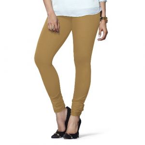 LYRA CHURIDAAR LEGGINGS-L-38 BISCUIT-FREE