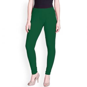 LYRA CHURIDAAR LEGGINGS-L-39 CHATNI GREEN-FREE