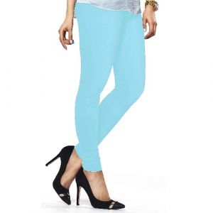 LYRA CHURIDAAR LEGGINGS-L-43 POWDER BLUE-FREE