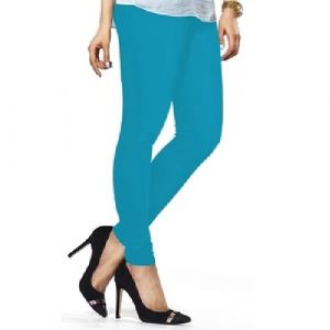 LYRA CHURIDAAR LEGGINGS-L-52 BLUE CORACAO-FREE