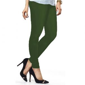 LYRA CHURIDAAR LEGGINGS-L-58 FOURLEAF GREEN-FREE