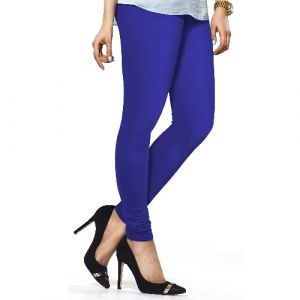 LYRA CHURIDAAR LEGGINGS-L-67 ROYAL BLUE-FREE