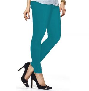 LYRA CHURIDAAR LEGGINGS-L-69 PEACOCK-FREE