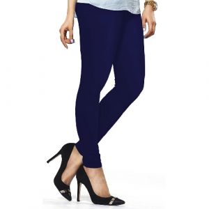 LYRA CHURIDAAR LEGGINGS-L-30 NAVY BLUE-FREE