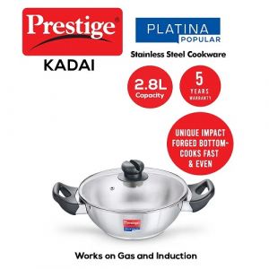 PLATINA POPULAR COOKWARE KADAI 240MM