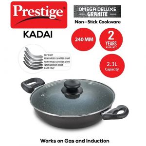 OMEGA GRANITE COOKWARE KADAI 240MM